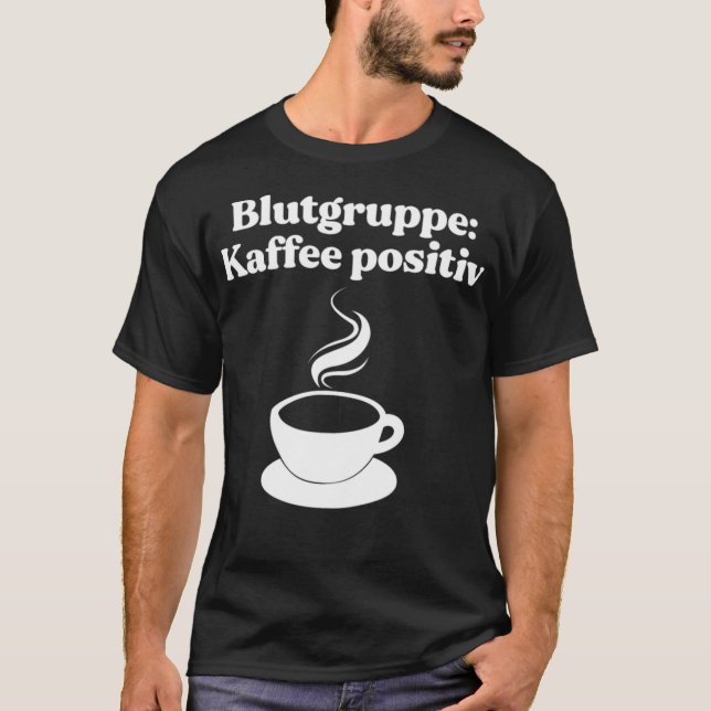 T-shirt Idée cadeau café (Devant)
