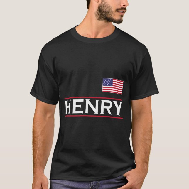 T-shirt idée cadeau d'anniversaire drôle avec le nom Henry (Devant)