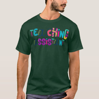 T-shirt Idée cadeau de l'assistant enseignant mignonne Ret