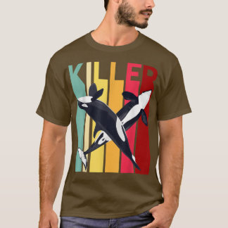 T-shirt Idée cadeau de tueur baleine animaux de mer Orca