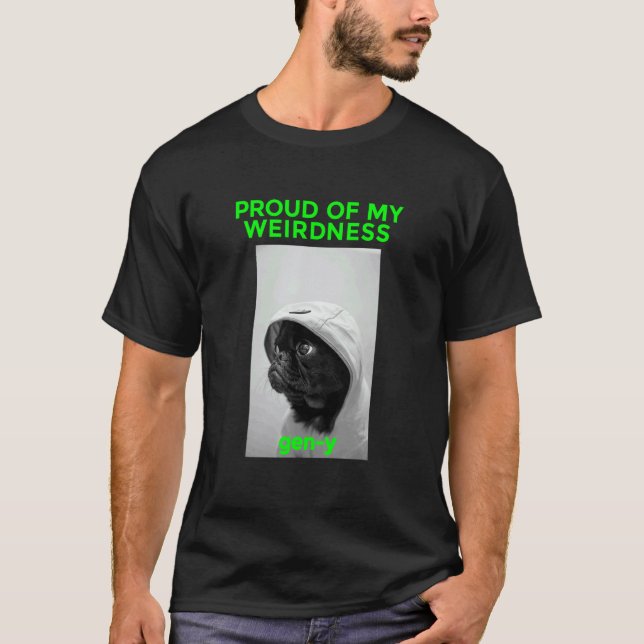 T-shirt Idée cadeau drôle de chien pug (Devant)