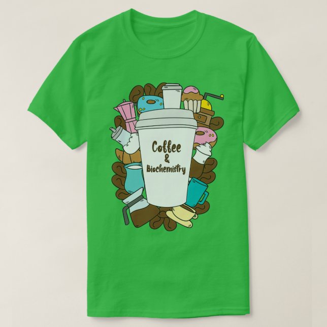 T-shirt Idée cadeau étudiant en biochimie (Design devant)
