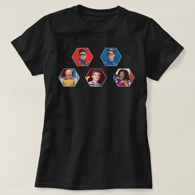 T-shirt Idée cadeau Henry Danger Famille Hexagon Fam Anniv (Design devant)