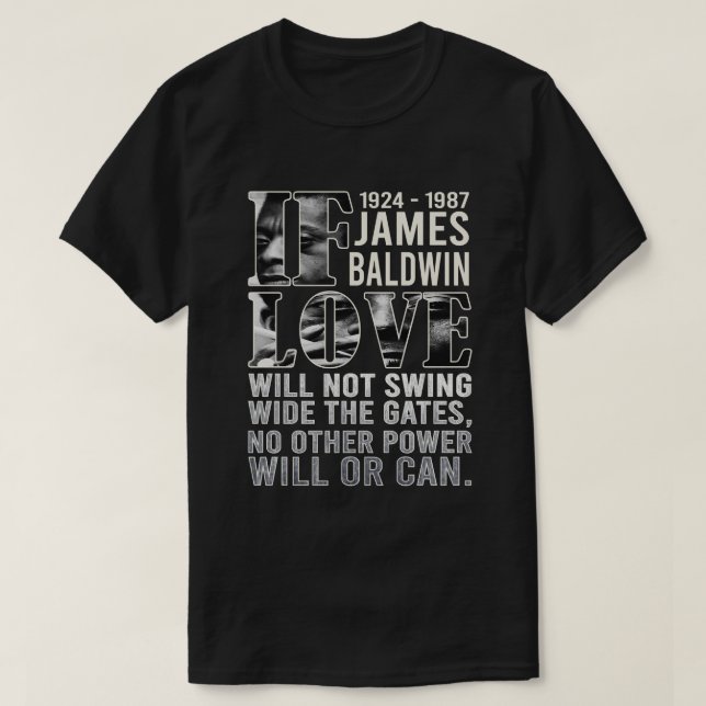 T-shirt Idée cadeau James Baldwin Noël (Design devant)