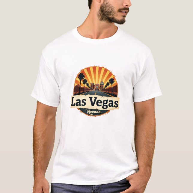 T-shirt Idée cadeau Las Vegas (Devant)