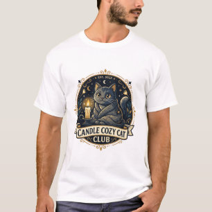 T-shirt Idée Cadeau Papa Chat Chaton Chauffe-Bougie - Chau