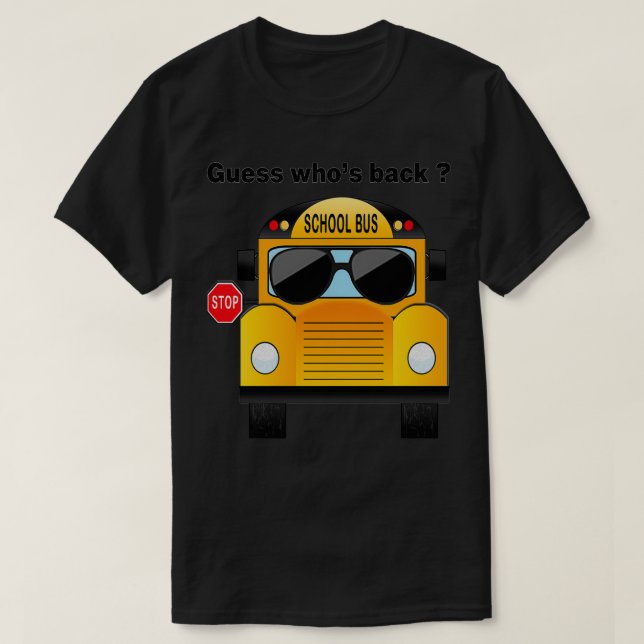 T-shirt Idée cadeau parfait drôle Costume de bus scolaire  (Design devant)