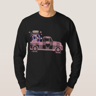 T-shirt Idée cadeau Pet Lover Saint Valentin Chat Jar Red