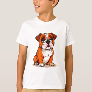 T-shirt Idée cadeau pour amateur de chiots bouledogues ang
