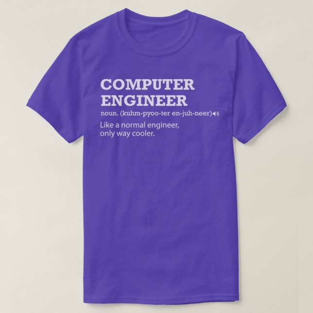 T-shirt Idée-cadeau pour l'ingénieur informatique (Design devant)