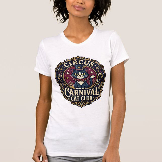T-shirt Idée cadeau pour papa de chat de carnaval de cirqu (Devant)