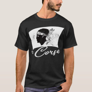 T-shirt Idee cadeau symbole du drapeau corse