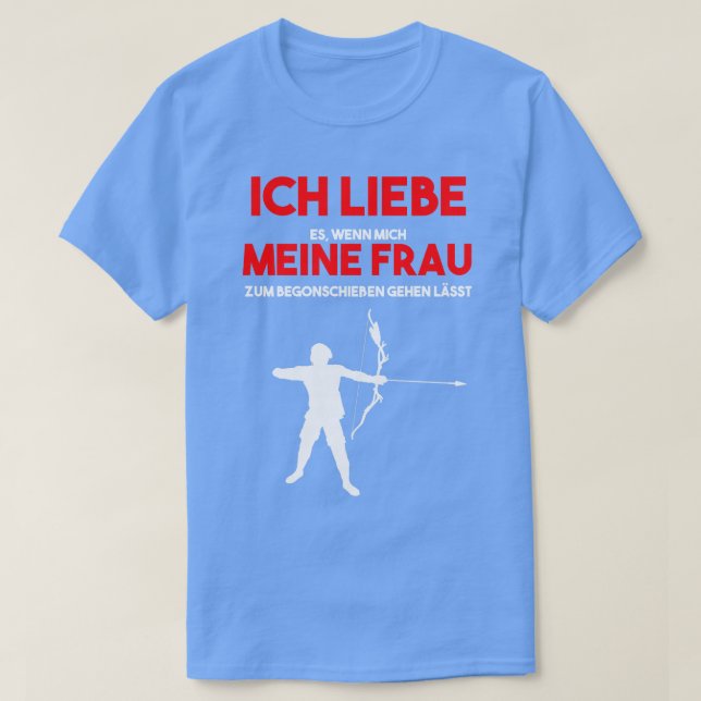 T-shirt Idée cadeau tir à l'arc (4) (Design devant)