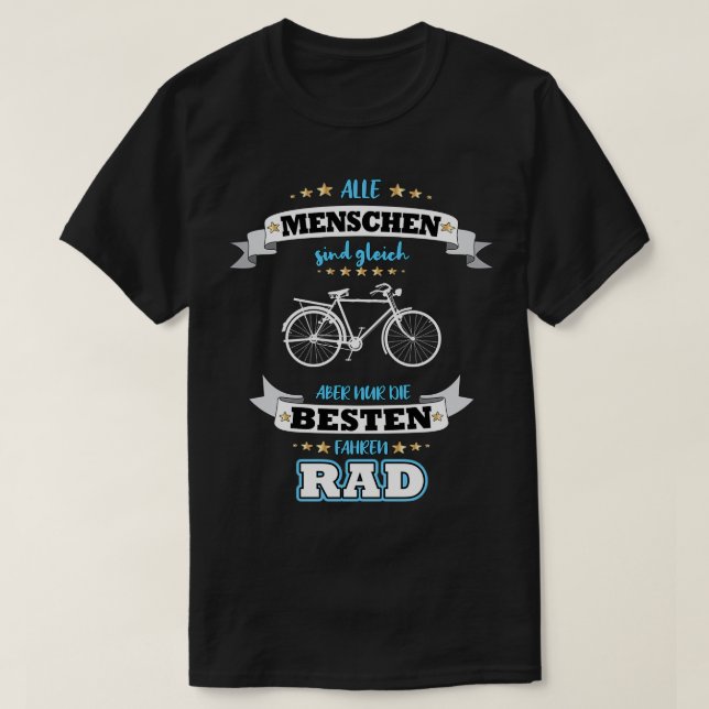 T-shirt Idée cadeau vélo pour la meilleure randonnée 1 (Design devant)