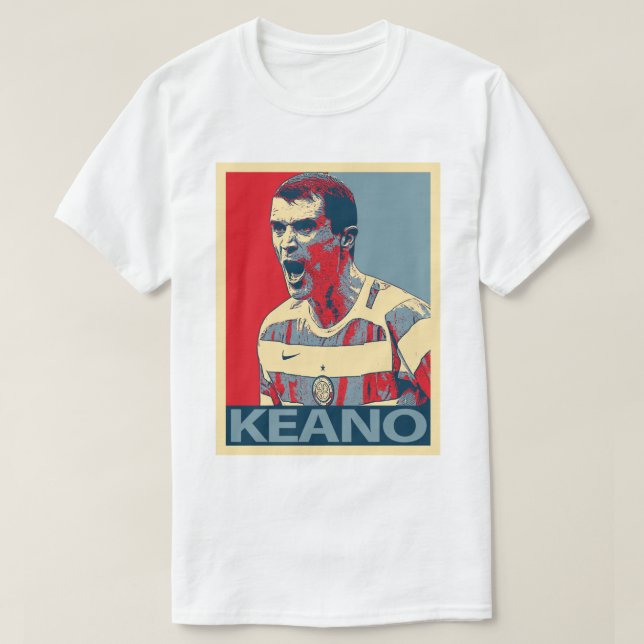 T-shirt Idée Cadeaux Roy Keane Oeuvres d'art Le roi T cult (Design devant)