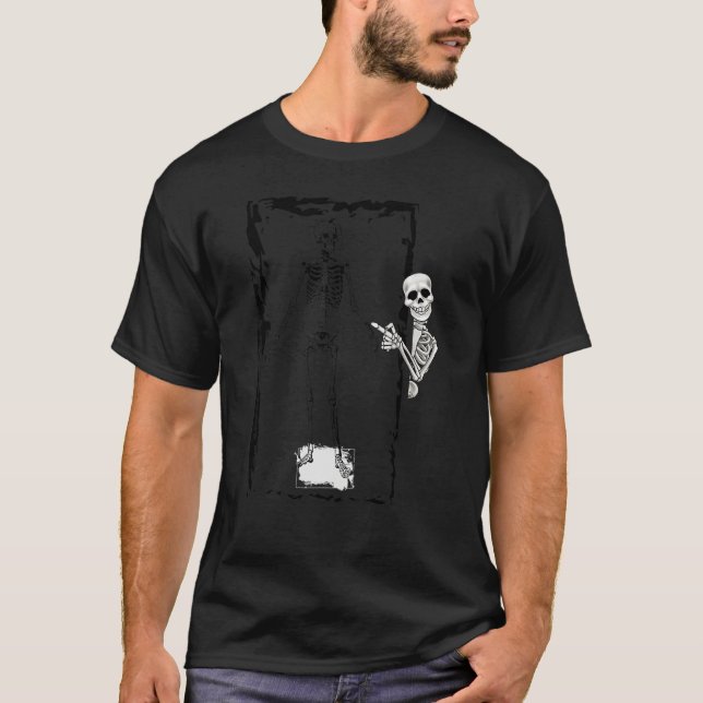 T-shirt Idée d'anatomie de squelettes humains (Devant)