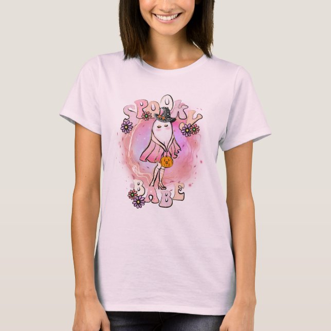T-shirt IDÉE DE CADEAU éffrayant DE BABE POUR HALLOWEEN (Devant)