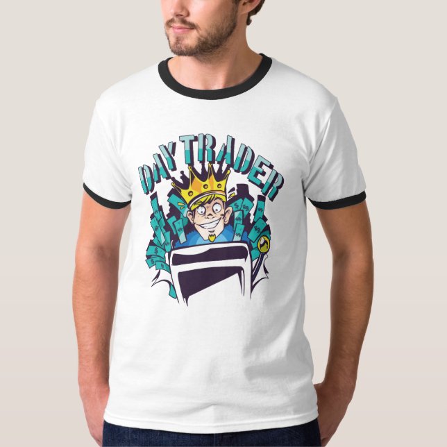 T-shirt Idée de cadeau pour day trader (Devant)