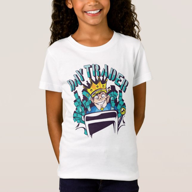 T-Shirt Idée de cadeau pour day trader (Devant)