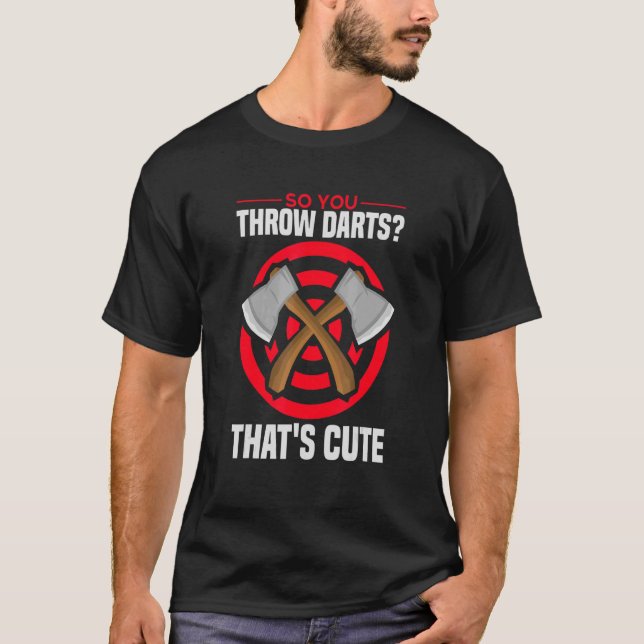 T-shirt Idée de championnat cible Ax Throwing Tomahawk (Devant)