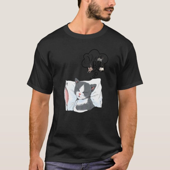 T-shirt Idée de chat doux rêves (Devant)