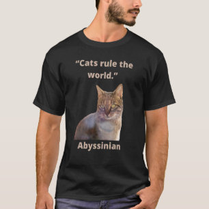 T-shirt Idée de chat ''Les chats règnent sur le monde Mama