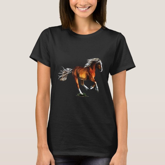 T-shirt Idée de cheval (Devant)