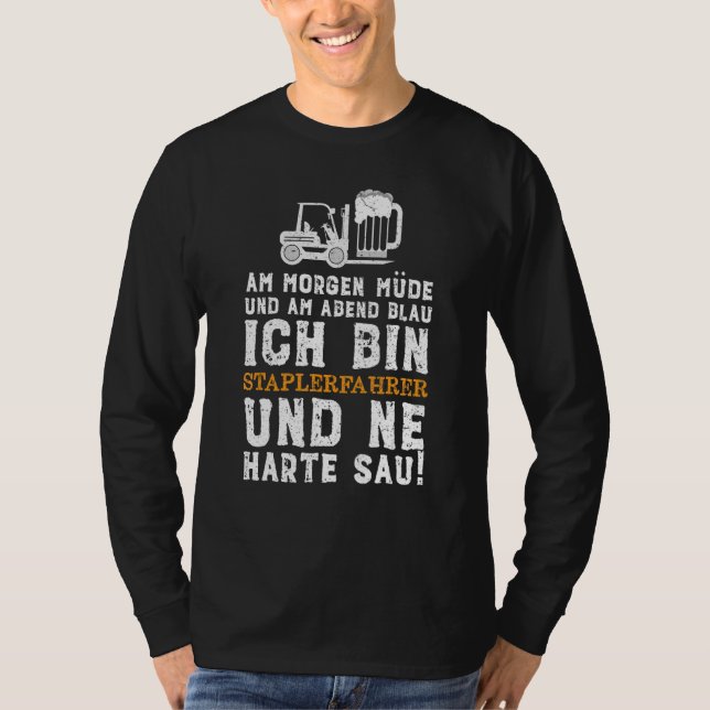 T-shirt Idée de logistique d'entrepôt pour chauffeur de ch (Devant)