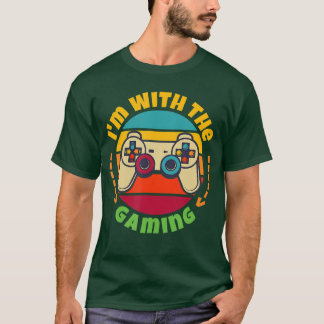 T-shirt Idée de manette de jeu pour joueurs de jeux vidéo