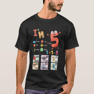 T-shirt Idée de phonétique et de forme d'alphabet pour l'é