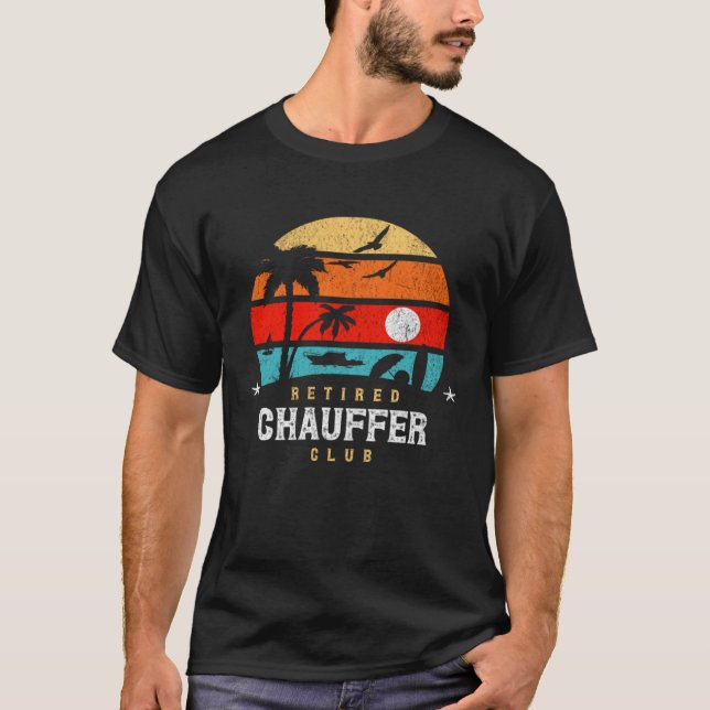 T-shirt Idée de sac de retraite de style rétro Chauffe ret (Devant)