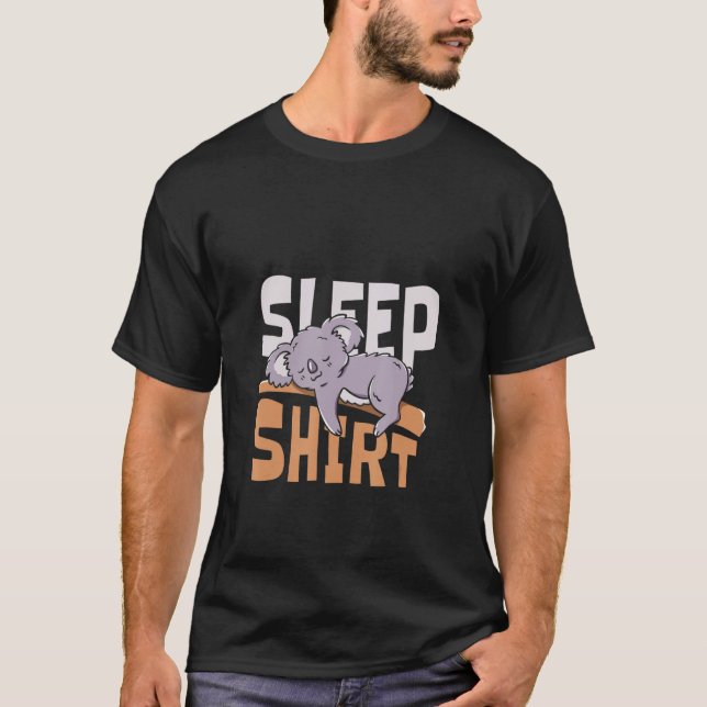 T-shirt Idée de tenue de nuit du pyjama Koala Sleep (Devant)