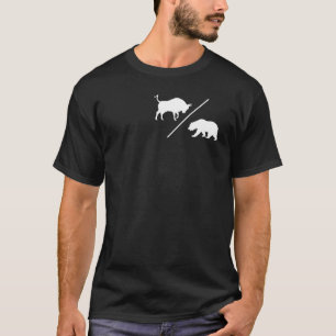 T-shirt Idée du portefeuille de l'ours taureaux