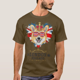 T-shirt Idée Londres Pour Enfants Avec Union Jack UK Drape