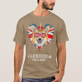 T-shirt Idée Londres Pour Enfants Avec Union Jack Uk Drape