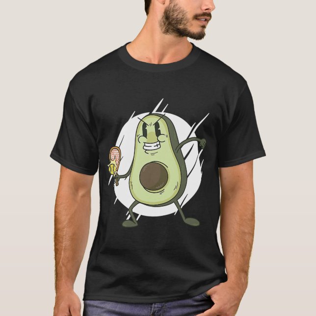 T-shirt idée pour le avocado tennis (Devant)