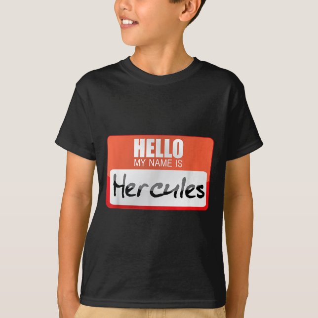 T-shirt Idée simple de costume d'Halloween _ Je m'appelle  (Devant)