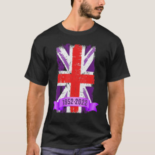 T-shirt Idée Union Jack Pour Les Femmes Pour Le Jubilé Pla