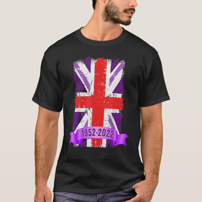 T-shirt Idée Union Jack Pour Les Femmes Pour Le Jubilé Pla (Devant)
