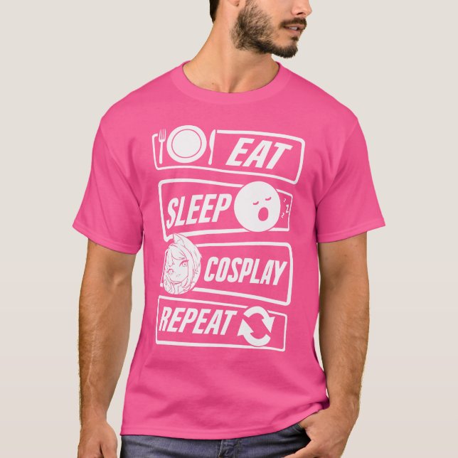 T-shirt Idées Cosplayer Cosplay Manga (Devant)