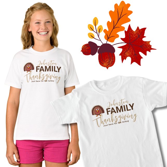 T-shirt Idées de chemise d'Enfants Thanksgiving (Créateur téléchargé)