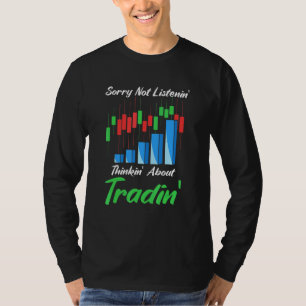 T-shirt Idées de citations de trading de trader d'actions