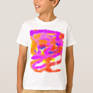 T-shirt Idées de couleur stress mental abstrait