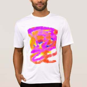 T-shirt Idées de couleur stress mental abstrait