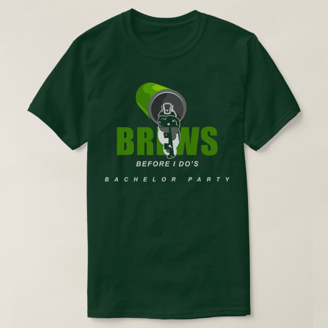 T-shirt Idées d'enterrement de vie de garçon 2 (Design devant)