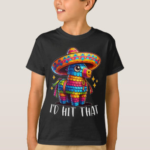 T-shirt Idées drôles de Cinco De Mayo Je frapperais cette