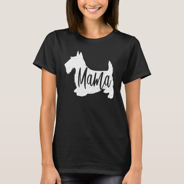 T-shirt Idées écossaises Terrier Mama Sealyham (Devant)
