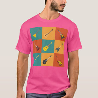 T-shirt Idées Guitaristes Pour Hommes Nouveauté Guitare Ac