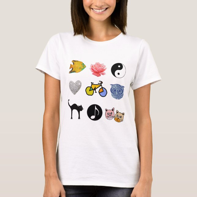 T-shirt idées mignonnes pour les filles (Devant)