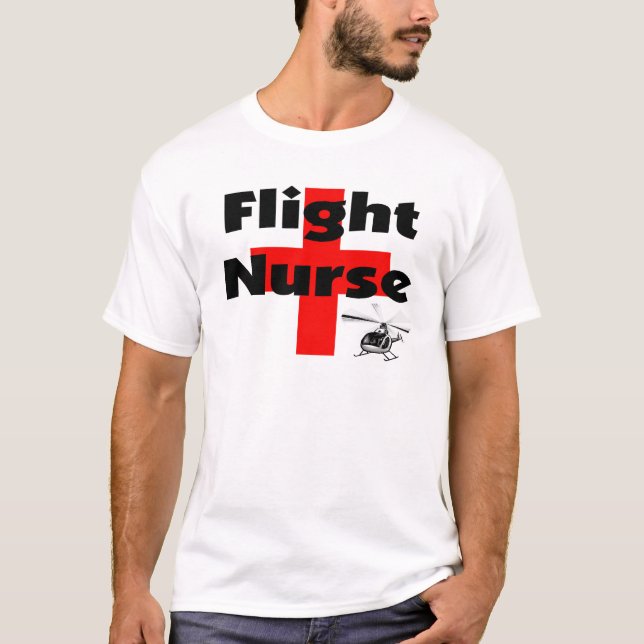 T-shirt Idées uniques de cadeau "d'infirmière de vol" (Devant)